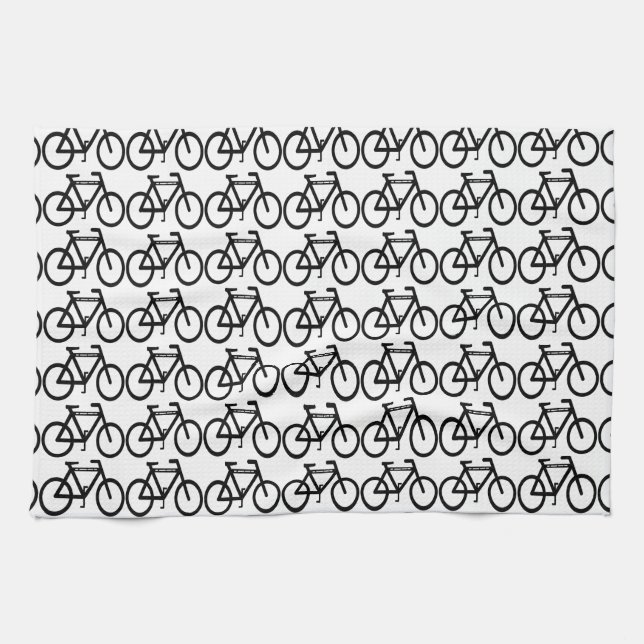 Fahrrad Abstrakt Küchentuch (Horizontal)