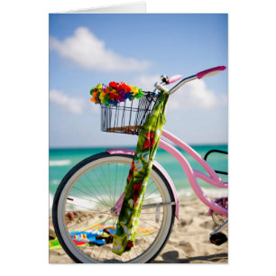 Fahrrad am Strand Miami, Florida