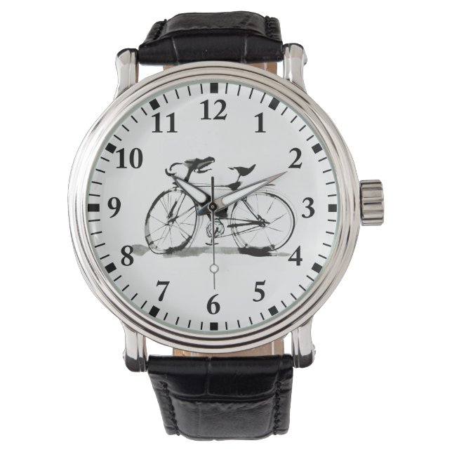 Fahrrad Armbanduhr (Vorderseite)