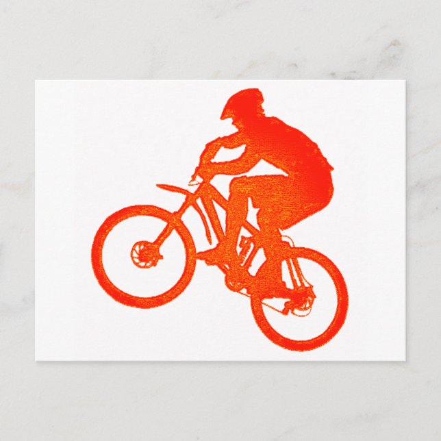Fahrrad aufgerissen postkarte (Vorderseite)