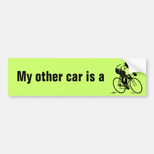 FAHRRAD-Autoaufkleber Autoaufkleber (Vorne)