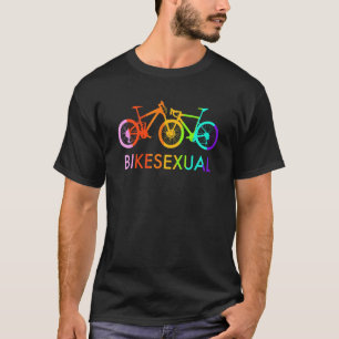 Fahrrad Bikesexuell Rennrad und Mountainbike T-Shirt