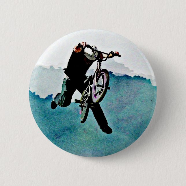 Fahrrad-Bremsung des Freistil-BMX Button (Vorderseite)