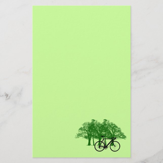 Fahrrad Briefpapier (Vorderseite)