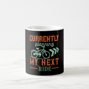 Fahrrad - Derzeit planen wir meine nächste Fahrt Kaffeetasse