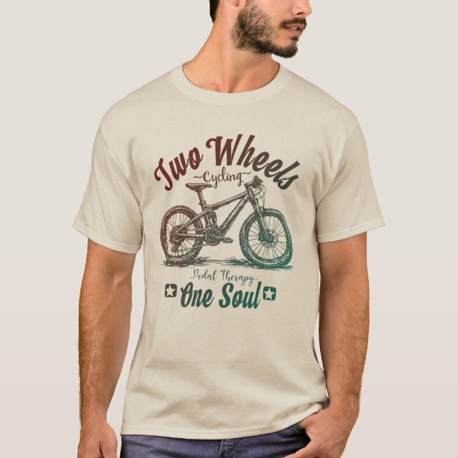 Fahrrad Design T-Shirt Unisex Tee  (Vorderseite)