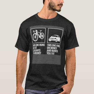 Fahrrad Dieses hier läuft fett und Rette dir Mon T-Shirt