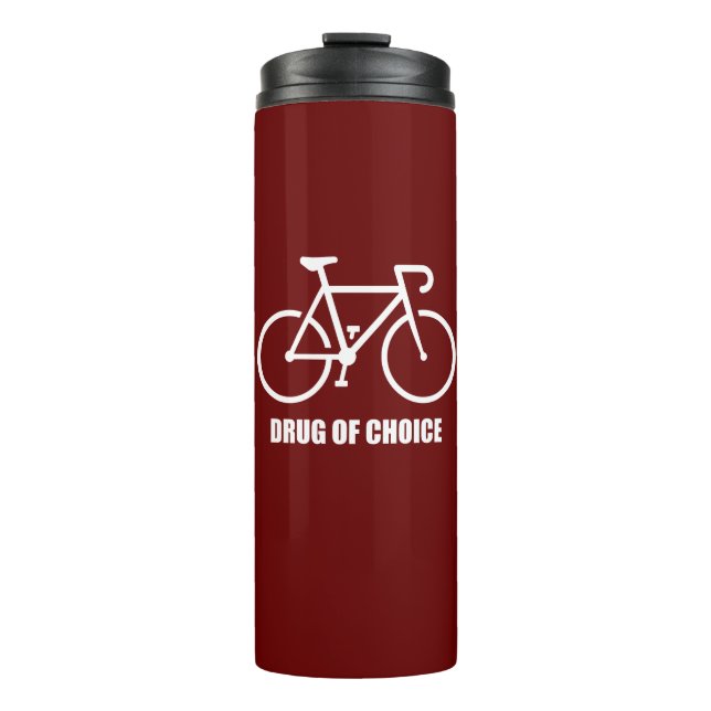 Fahrrad, Droge of Choice Thermosbecher (Vorderseite)