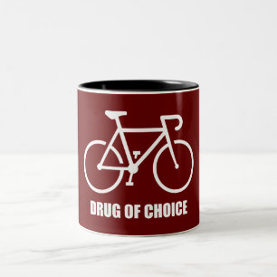 Fahrrad, Droge of Choice Zweifarbige Tasse