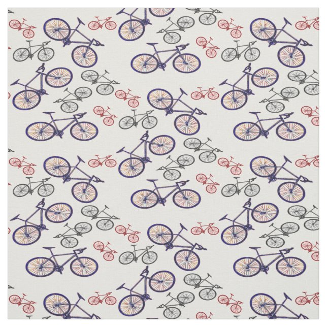 Fahrrad-Druck-Entwurfs-Gewebe Stoff (Muster)