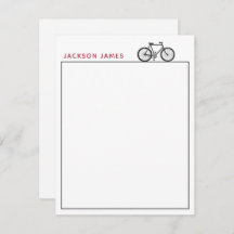 Fahrrad einfach, modern Schwarz-weiß