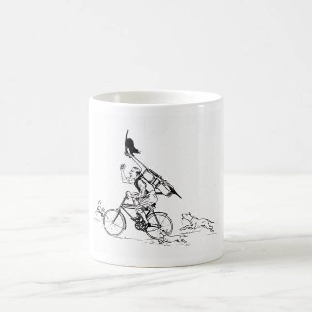Fahrrad-Entweichen-Tasse Kaffeetasse (Mittel)