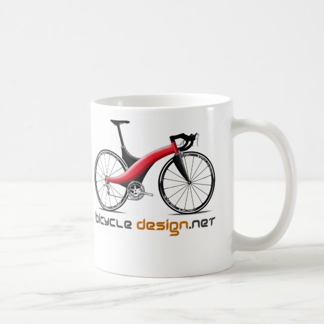 Fahrrad-Entwurfskaffee-Tasse Tasse (Rechts)