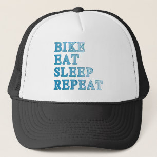 Fahrrad, essen, schlafen, wiederholen Produkte Truckerkappe