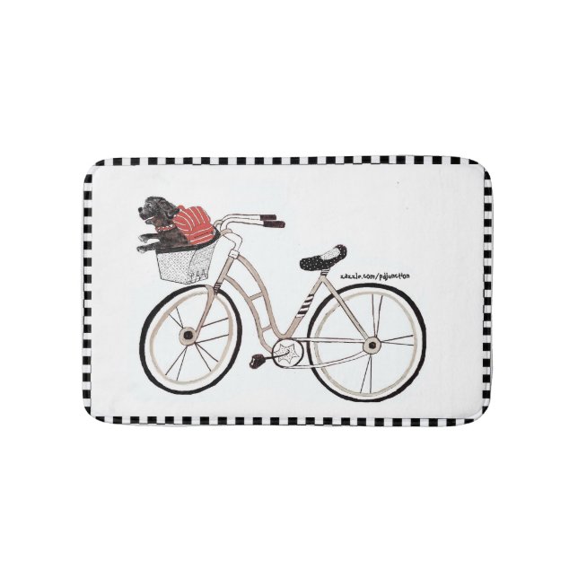 Fahrrad-Fahrbadematte Badematte (Vorderseite)