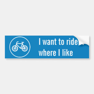 Fahrrad fahren autoaufkleber