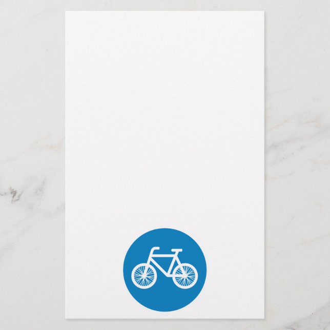 Fahrrad fahren briefpapier (Vorderseite)