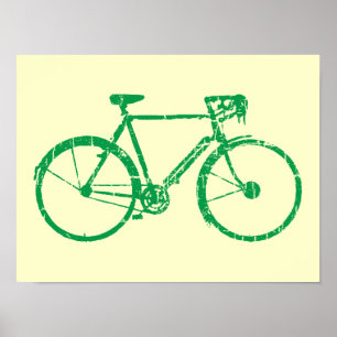 Fahrrad fahren gehen poster