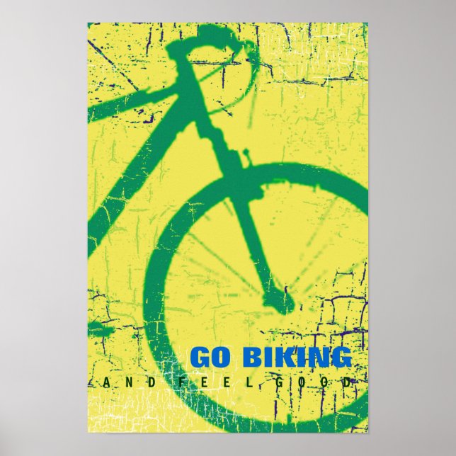Fahrrad fahren poster (Vorne)