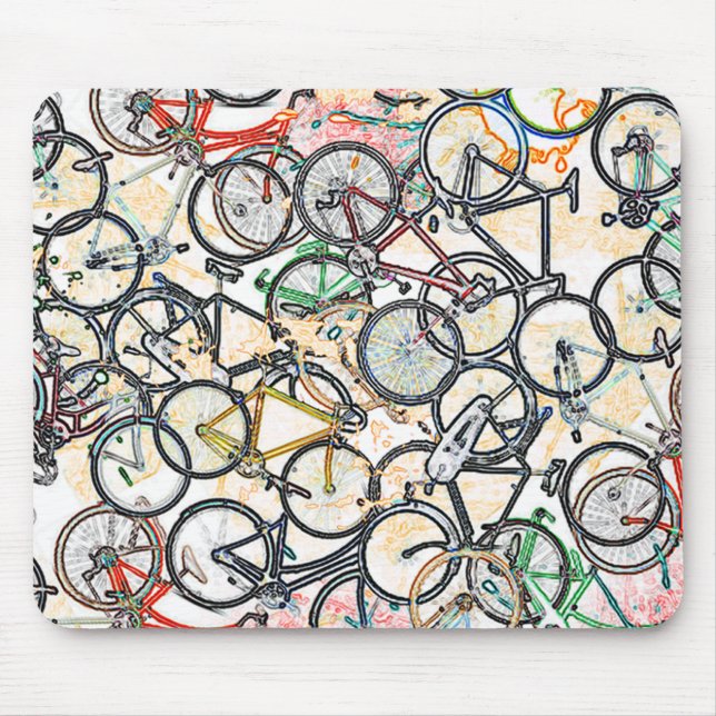 Fahrrad - Fahrrad + Fahrrad Mousepad (Vorne)