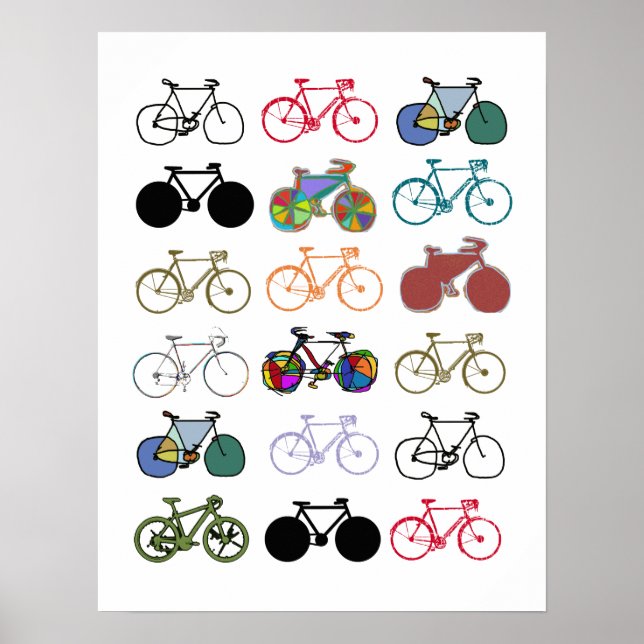 Fahrrad - Fahrrad + Fahrrad Poster (Vorne)