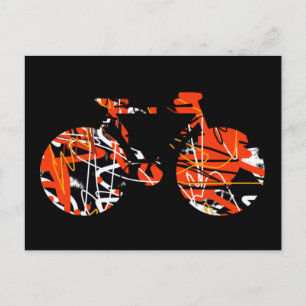 Fahrrad - Fahrrad + Fahrrad Postkarte