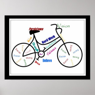 Fahrrad, Fahrrad, Fahrrad, Sport, Fahrrad, Motivie Poster
