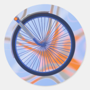 Fahrrad - Fahrrad-Rad Runder Aufkleber