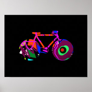 Fahrrad , Fahrrad ; Radfahren Poster
