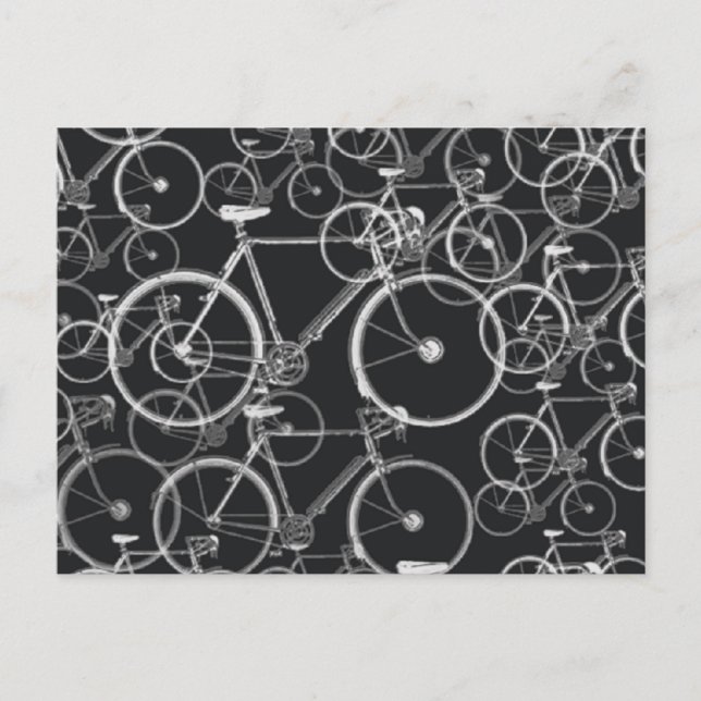Fahrrad , Fahrrad ; Radfahren Postkarte (Vorderseite)