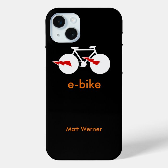 Fahrrad = Fahrrad = radfahrend. nett Case-Mate iPhone Hülle (Rückseite)