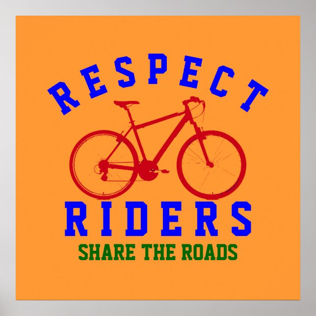 Fahrrad / Fahrrad schön Poster (Vorne)