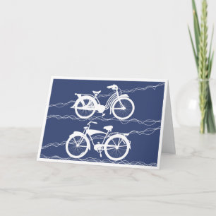 Fahrrad Fahrrad Weißer Schein Karte
