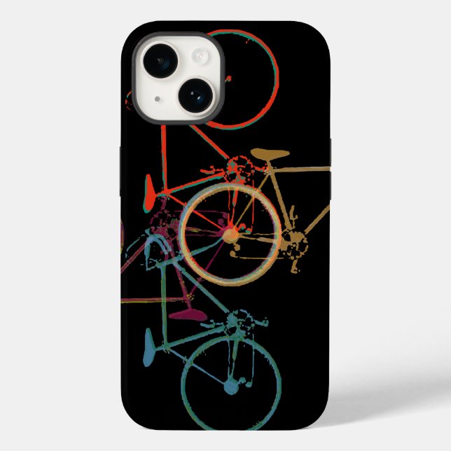 Fahrrad - Fahrradmuster Case-Mate iPhone Hülle (Rückseite)