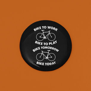 Fahrrad für immer - Cooles Radfahren Button