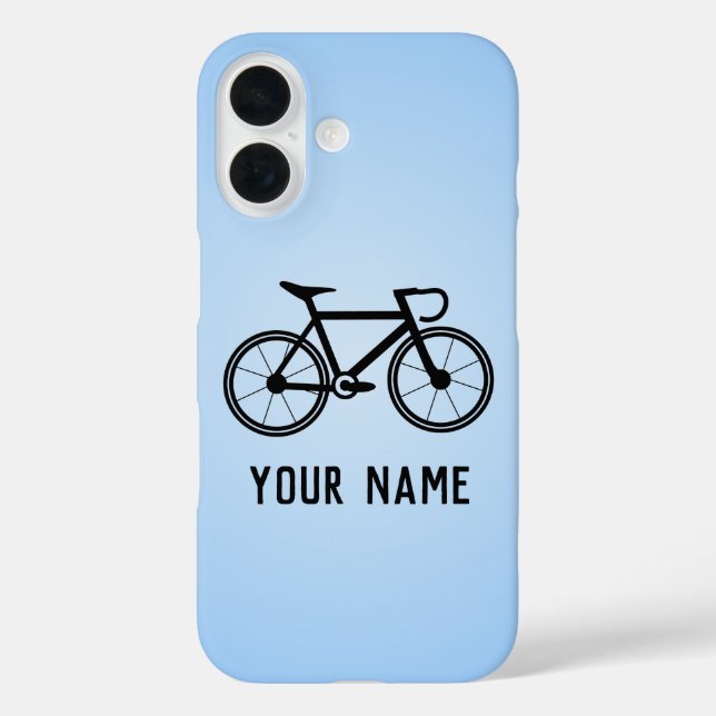 Fahrrad für Rennrad, Name oder Text hinzufügen Case-Mate iPhone Hülle (Rückseite)