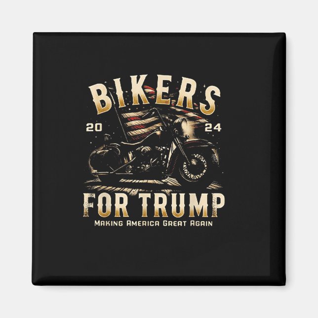 Fahrrad für Trump 2024 Magnet (Vorne)