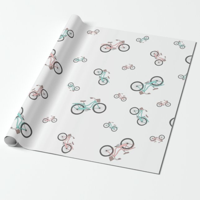 Fahrrad Geschenkpapier (Ungerollt)