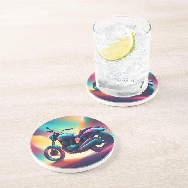 Fahrrad Getränkeuntersetzer (Seite)