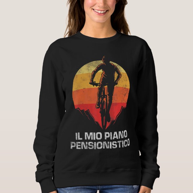Fahrrad Handgelenk Ruhrad Sonnenuntergang Fahrrad Sweatshirt (Vorderseite)
