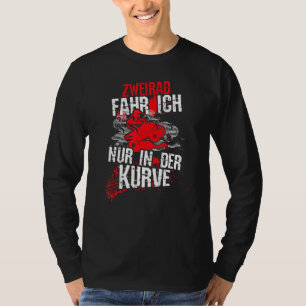 Fahrrad, ich fahre nur in der Kurve, viertel ATV-M T-Shirt