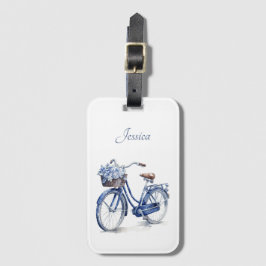Fahrrad in Delft Blue individuell anpassbar Gepäckanhänger