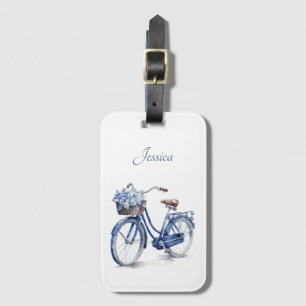 Fahrrad in Delft Blue individuell anpassbar Gepäckanhänger