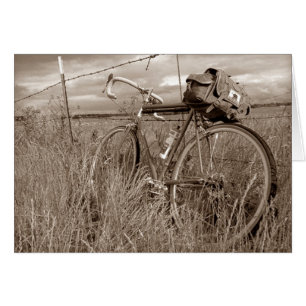 FAHRRAD IN DER LANDKARTE "JEDEN ANLASS"