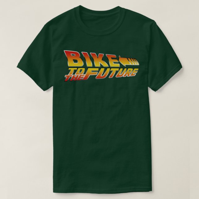 Fahrrad in die Zukunft T-Shirt (Design vorne)