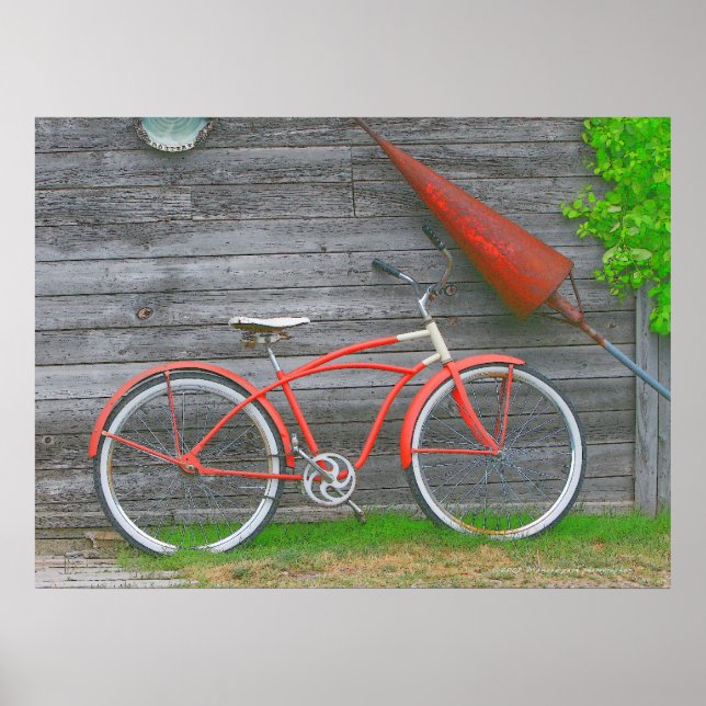 Fahrrad in Leland Poster (Vorne)
