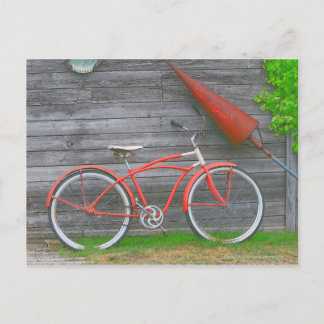 Fahrrad in Leland Postkarte