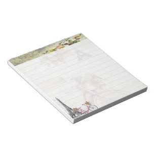 Fahrrad in Paris Notizblock