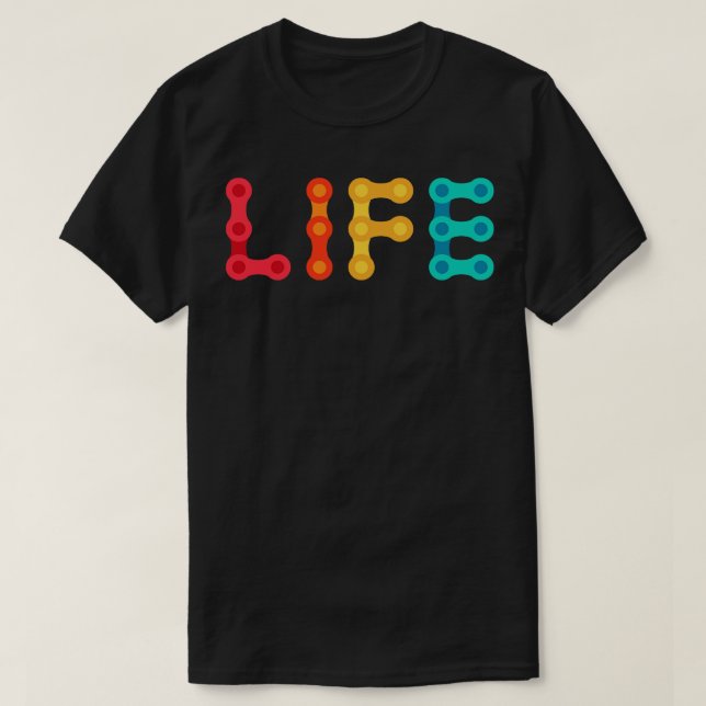 Fahrrad ist Leben T-Shirt (Design vorne)