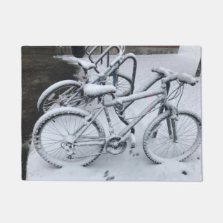 Fahrrad-Jahreszeit ist vorbei Fußmatte